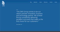 Desktop Screenshot of dws.com.au