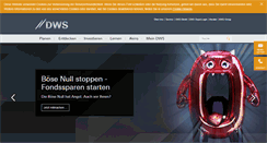 Desktop Screenshot of dws.de